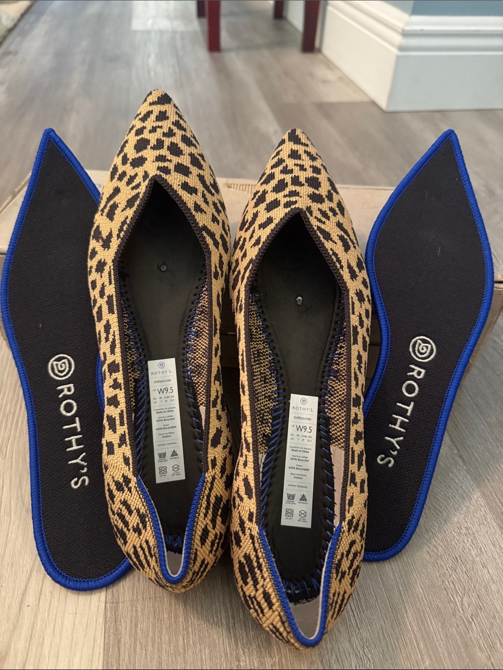 NWB. Rothy’s Leopard print Pointy toe - Picture 3 of 3